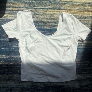 White lululemon v neck